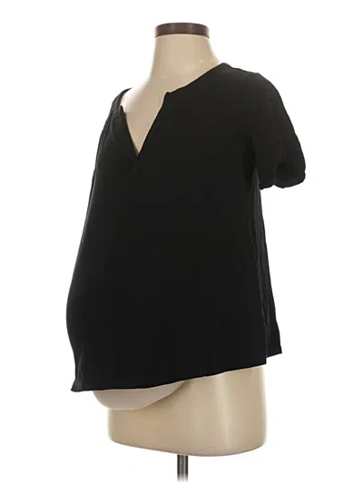 Pre-owned Old Navy - Maternity Short Sleeve T-shirt In Black