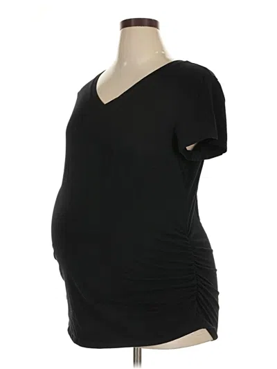 Pre-owned Old Navy - Maternity Short Sleeve T-shirt In Black