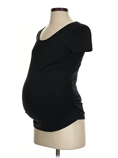 Pre-owned Old Navy - Maternity Short Sleeve T-shirt In Black