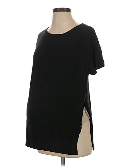 Pre-owned Old Navy - Maternity Short Sleeve T-shirt In Black