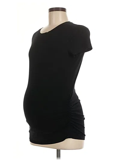 Pre-owned Old Navy - Maternity Short Sleeve T-shirt In Black