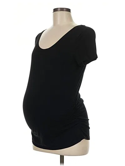 Pre-owned Old Navy - Maternity Short Sleeve T-shirt In Black