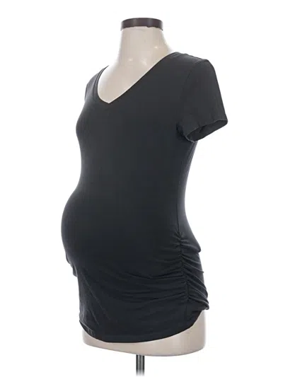 Pre-owned Old Navy - Maternity Short Sleeve T-shirt In Black