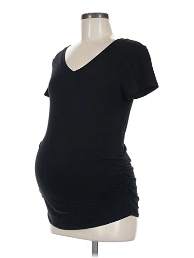 Pre-owned Old Navy - Maternity Short Sleeve T-shirt In Black