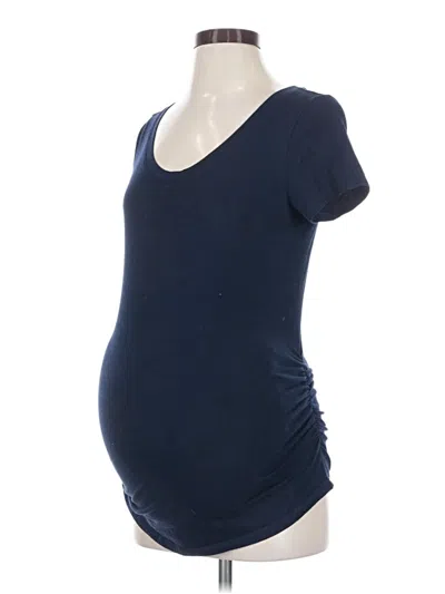 Pre-owned Old Navy - Maternity Short Sleeve T-shirt In Blue