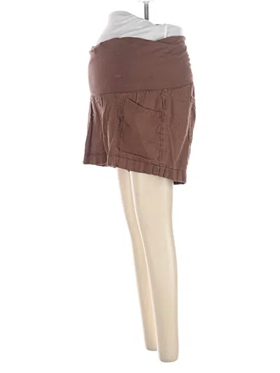 Pre-owned Old Navy - Maternity Shorts In Brown