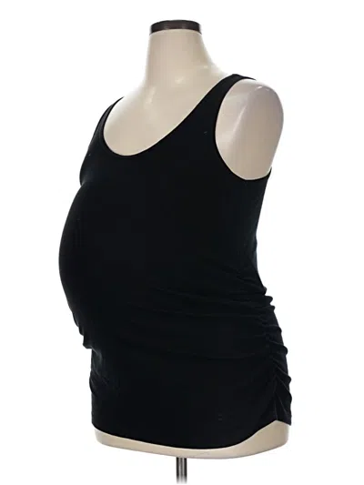 Pre-owned Old Navy - Maternity Sleeveless Top Black Scoop Neck Tops