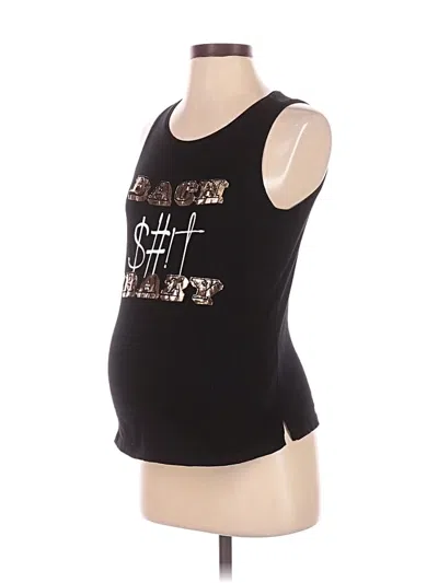 Pre-owned Old Navy - Maternity Sleeveless T-shirt In Black