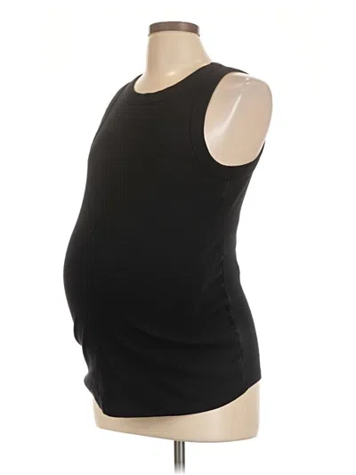 Pre-owned Old Navy - Maternity Sleeveless T-shirt In Black