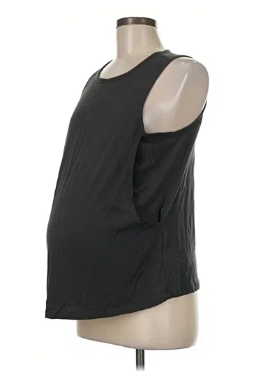 Pre-owned Old Navy - Maternity Sleeveless T-shirt In Black