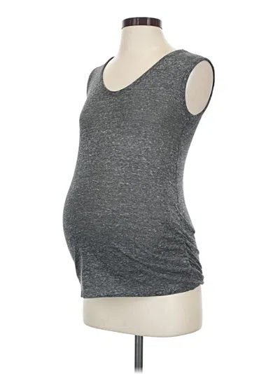 Pre-owned Old Navy - Maternity Sleeveless T-shirt In Gray