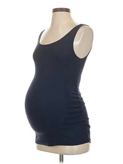 Pre-owned Old Navy - Maternity Tank Top Blue Strapless Neckline Tops