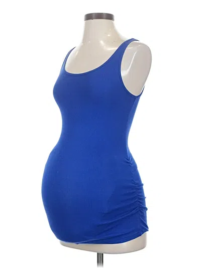 Pre-owned Old Navy - Maternity Tank Top Blue Strapless Neckline Tops