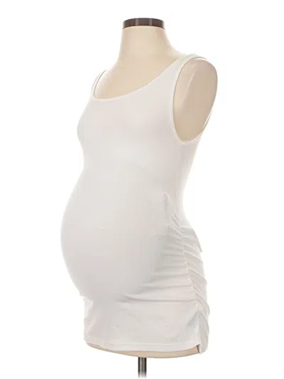 Pre-owned Old Navy - Maternity Tank Top Ivory Strapless Neckline Tops