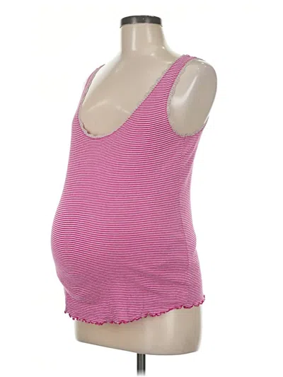 Pre-owned Old Navy - Maternity Tank Top Pink Sweetheart Neckline Tops