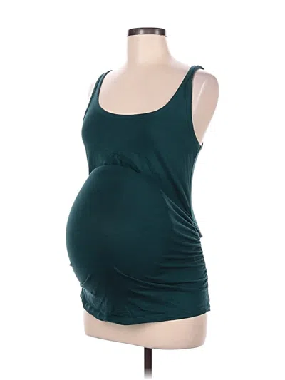 Pre-owned Old Navy - Maternity Tank Top Teal Strapless Neckline Tops