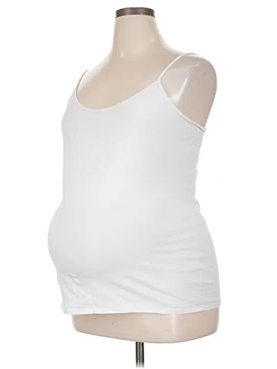 Pre-owned Old Navy - Maternity Tank Top White Strapless Neckline Tops