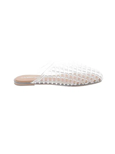 Pre-owned Old Navy Mule/clog In White