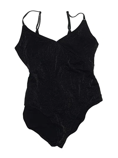 Pre-owned Old Navy One Piece Swimsuit In Black