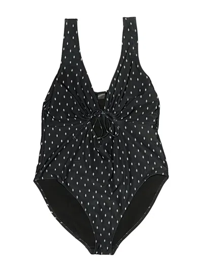 Pre-owned Old Navy One Piece Swimsuit In Black