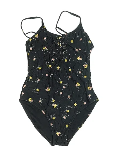 Pre-owned Old Navy One Piece Swimsuit In Black