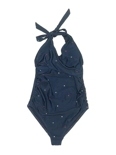 Pre-owned Old Navy One Piece Swimsuit In Blue