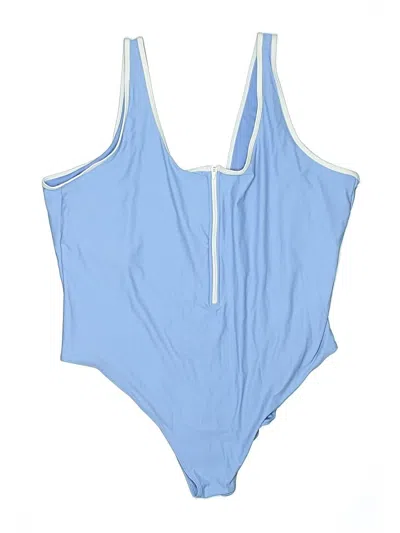 Pre-owned Old Navy One Piece Swimsuit In Blue