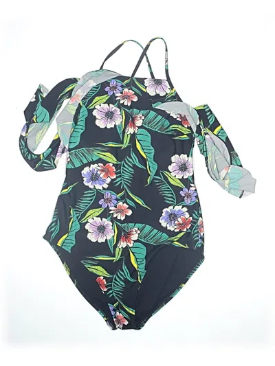 Pre-owned Old Navy One Piece Swimsuit In Blue