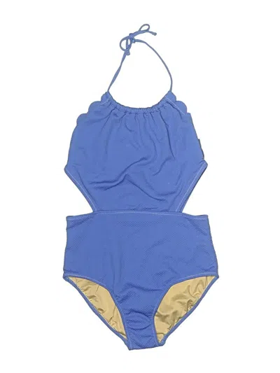 Pre-owned Old Navy One Piece Swimsuit In Blue