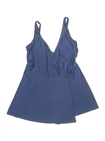 Pre-owned Old Navy One Piece Swimsuit In Blue