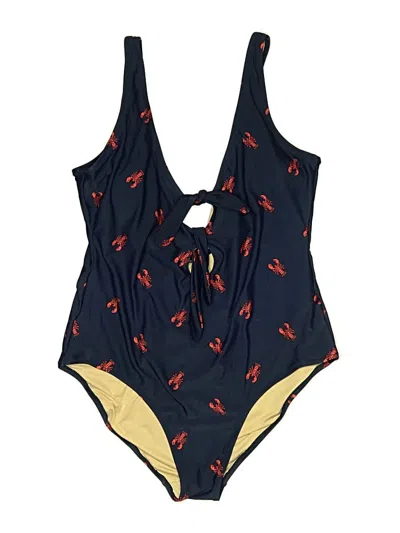 Pre-owned Old Navy One Piece Swimsuit In Blue