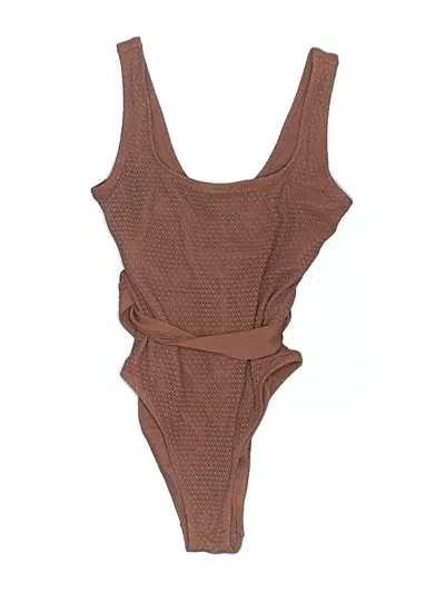 Pre-owned Old Navy One Piece Swimsuit In Brown