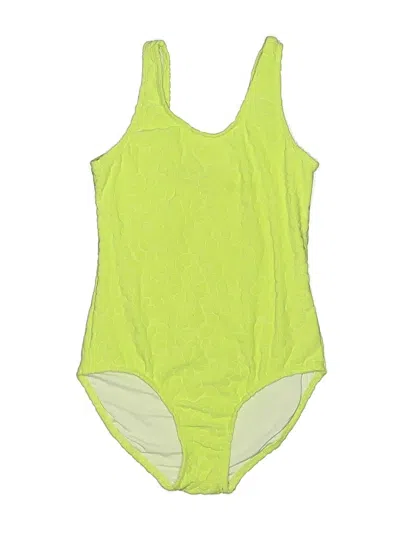 Pre-owned Old Navy Kids' One Piece Swimsuit In Green