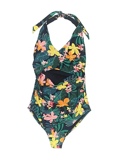 Pre-owned Old Navy One Piece Swimsuit In Green