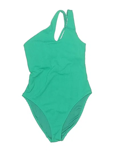 Pre-owned Old Navy One Piece Swimsuit In Green