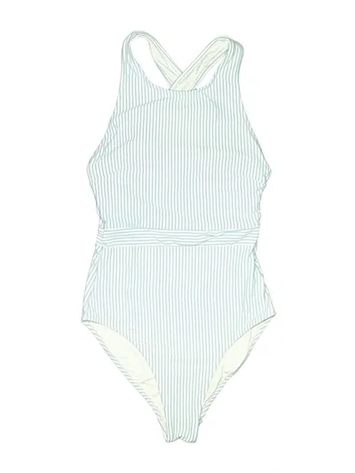 Pre-owned Old Navy One Piece Swimsuit In Green