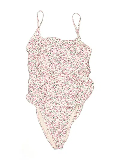 Pre-owned Old Navy One Piece Swimsuit In Ivory