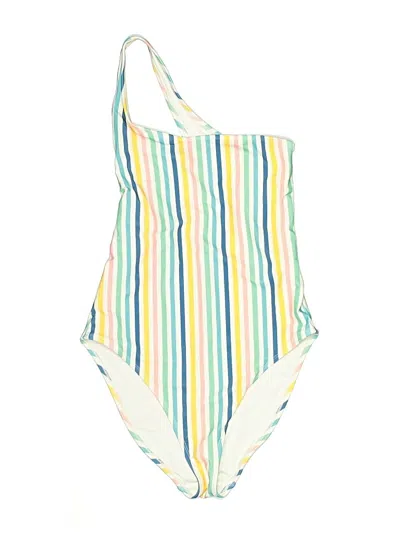 Pre-owned Old Navy One Piece Swimsuit In Ivory