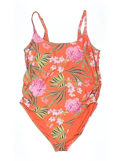 Pre-owned Old Navy One Piece Swimsuit In Orange
