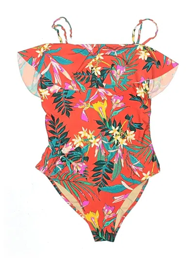 Pre-owned Old Navy One Piece Swimsuit In Orange