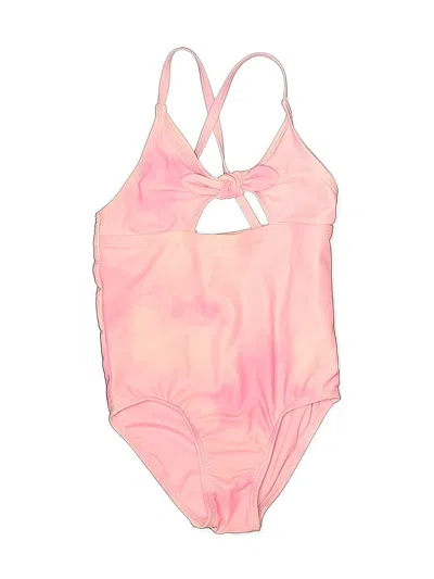 Pre-owned Old Navy Kids' One Piece Swimsuit In Pink