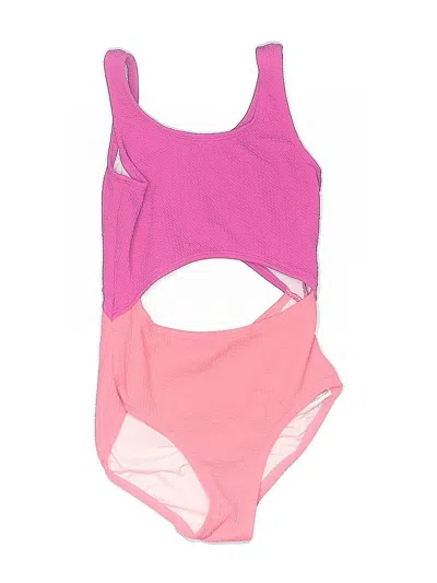 Pre-owned Old Navy Kids' One Piece Swimsuit In Pink
