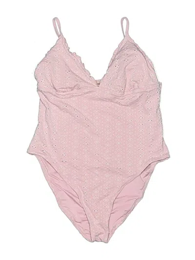 Pre-owned Old Navy One Piece Swimsuit In Pink