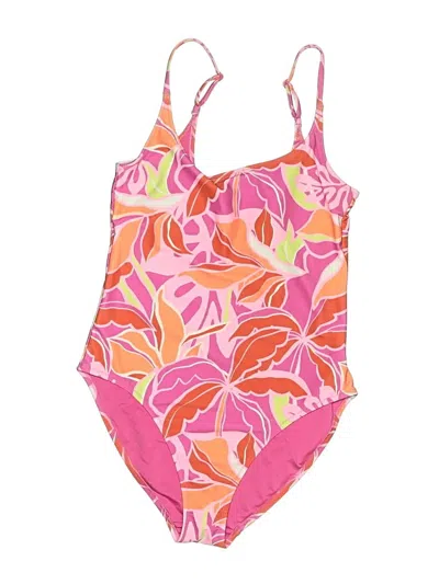 Pre-owned Old Navy One Piece Swimsuit In Pink