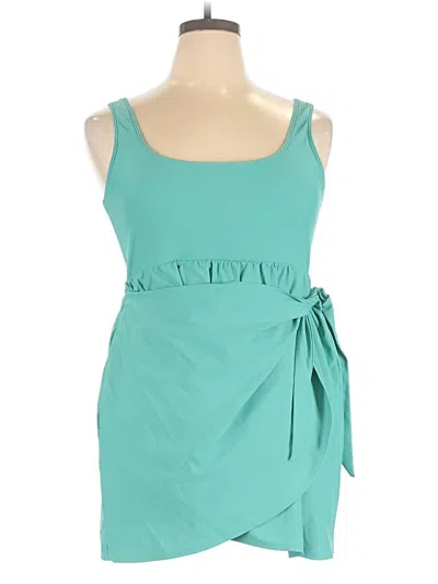 Pre-owned Old Navy One Piece Swimsuit In Teal