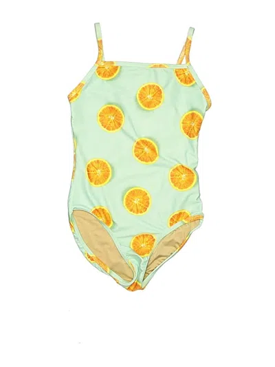 Pre-owned Old Navy Kids' One Piece Swimsuit In Yellow