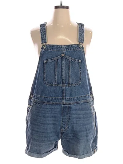 Pre-owned Old Navy Overall Shorts In Blue