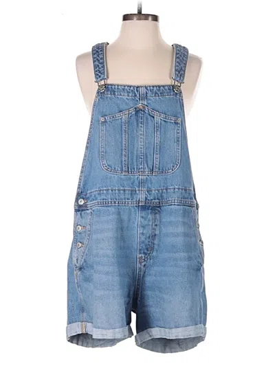 Pre-owned Old Navy Overall Shorts In Blue