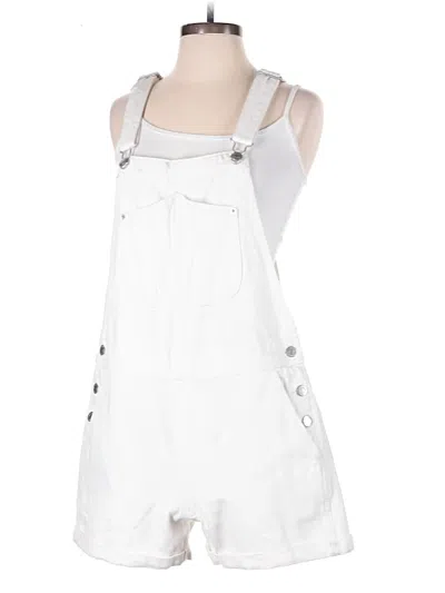 Pre-owned Old Navy Overall Shorts In White