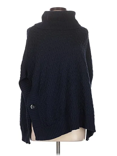 Pre-owned Old Navy Poncho In Blue